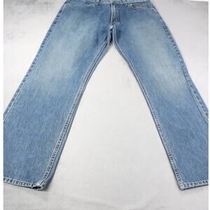 Harley-Davidson Mens Boot Cut Jeans 36x32 Blue Denim Biker Classic USA